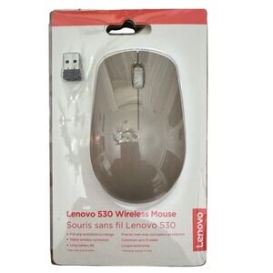 Lenovo 530 Wireless Mouse with USB Receiver‎ Full Grip Ambidextrous